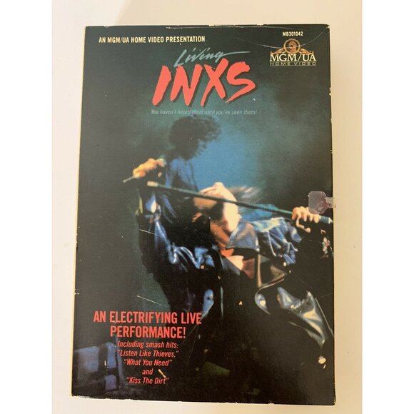 Inxs Living Inxs Live Performance Beta Betamax Video Tape Not Vhs Rare - Picture 3 of 9